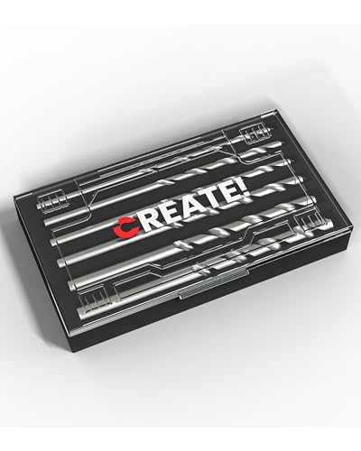 CREATE! 150 mm lange Holzspiralbohrer aus HSS -cDrill extra lang 6-teiliges Bohrerset CREATE! 150 mm lange Holzspiralbohrer aus HSS -cDrill extra lang 6-teiliges Bohrerset von CREATE!