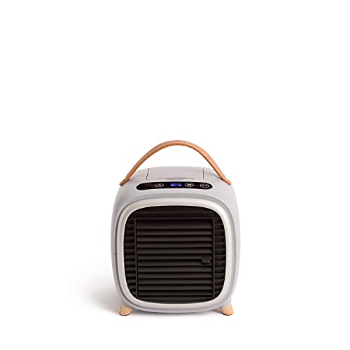 CREATE | AIR COOLER BOX STUDIO | Tragbare Mini-Klimaanlage/MATTGRAU/Tischklimaanlage, /Luftbefeuchter/USB-Luftreiniger / 400 ml/Timer/LCD-Touch / 3 Geschwindigkeiten von CREATE