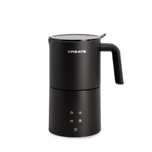 CREATE Milk Froher Studio Pro Elektrischer Milchaufschäumer, schwarz, spülmaschinenfest, Touchscreen, 4 Programme, Sicherheitssituation, 620 ml, Kalt- und Warmanwendung, 450 W CREATE Milk Froher Studio Pro Elektrischer Milchaufschäumer, schwarz, spülmaschinenfest, Touchscreen, 4 Programme, Sicherheitssituation, 620 ml, Kalt- und Warmanwendung, 450 W von CREATE