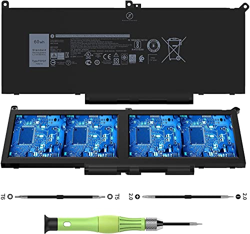 CREATESTAR F3YGT Laptop Akku für Dell Latitude 12 7000 7280 7290 13 7000 7380 7390 14 7000 7480 7490 E7480 E7280 Series DM3WC 0DM3WC 2X39G KG7VF 451-BBYE 453-BBCF von CREATESTAR