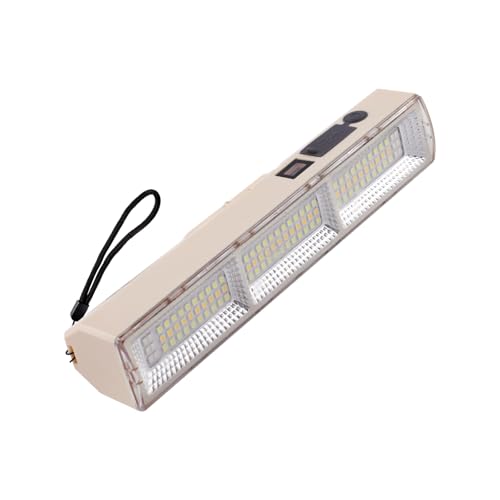 CREATESTAR LED Arbeitsleuchte 22CM, Werkstattlampe LED Strahler Außen Außenstrahler Scheinwerfer Campinglampe mit USB Wiederaufladbar, Fluter für Lager Zelt Camping Garten Hof von CREATESTAR