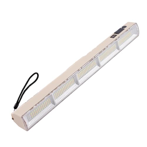 CREATESTAR LED Arbeitsleuchte 42CM, Werkstattlampe LED Strahler Außen Außenstrahler Scheinwerfer Campinglampe mit USB Wiederaufladbar, Fluter für Lager Zelt Camping Garten Hof von CREATESTAR