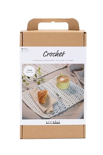 Creativ Bastelset Häkeln, Tischset, 1 Packung von Creativ