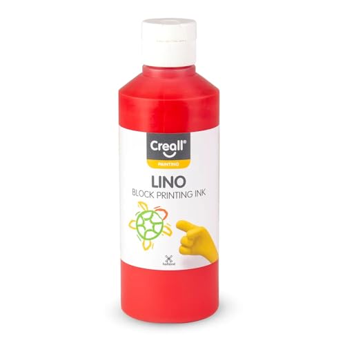 CREATIV DISCOUNT® Linoldruckfarbe 250ml Rot von CREATIV-DISCOUNT