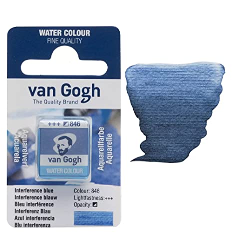 CREATIV DISCOUNT Aquarellfarbe 1/2 Napf Interfer. Blau von CREATIV DISCOUNT