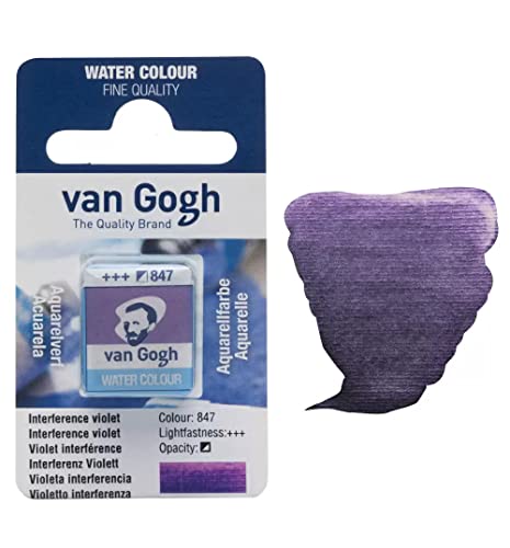 CREATIV DISCOUNT Aquarellfarbe 1/2 Napf Interfer. Lila von CREATIV DISCOUNT