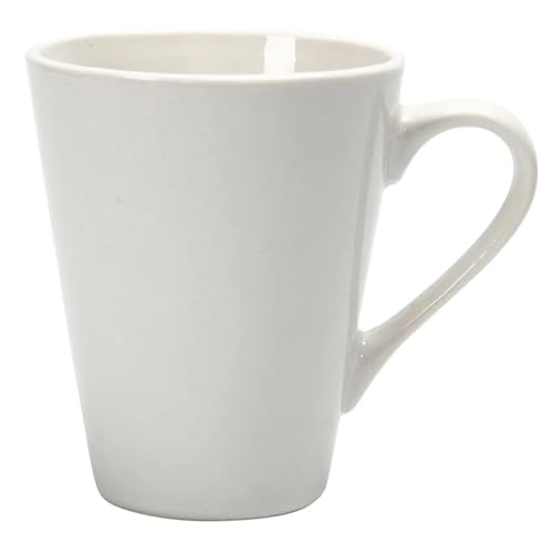 CREATIV DISCOUNT Becher, Weiß, H 10 cm, Ø 5-8 cm, 1 Stk. von CREATIV DISCOUNT