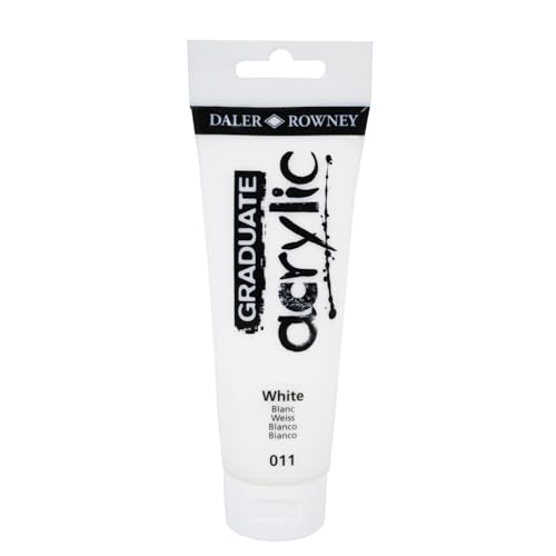 CREATIV DISCOUNT NEU GRADUATE Acrylfarbe 120 ml, Weiß von CREATIV DISCOUNT