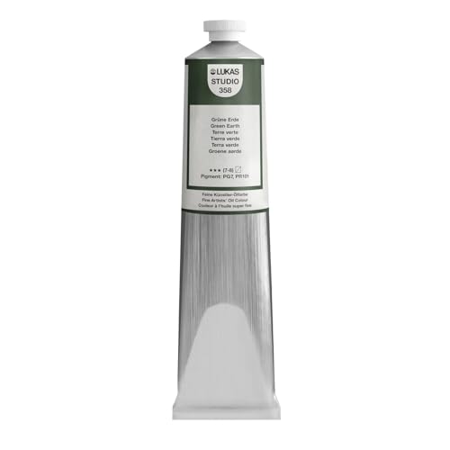 CREATIV DISCOUNT NEU LUKAS STUDIO OIL/Ölmalfarbe, 200 ml, Grüne Erde von CREATIV DISCOUNT