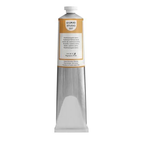 CREATIV DISCOUNT NEU LUKAS STUDIO OIL/Ölmalfarbe, 200 ml, Kadmiumgelb (imit.) von CREATIV DISCOUNT