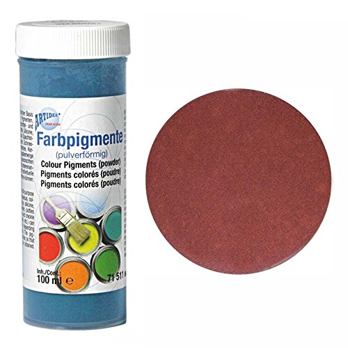 CREATIV DISCOUNT Universal-Farbpigment-Pulver 100ml, Terracotta von CREATIV DISCOUNT