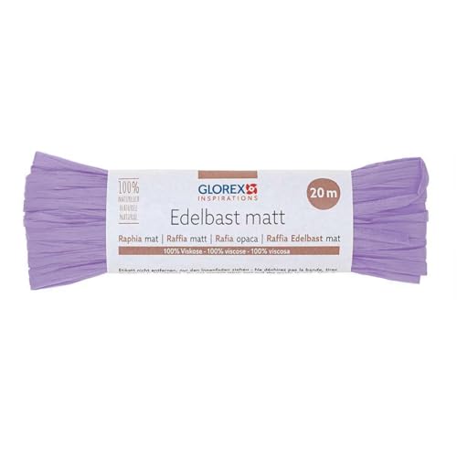 NEU Edelbast/Raffia aus Viskose, 20 m, matt-lavendel von CREATIV DISCOUNT