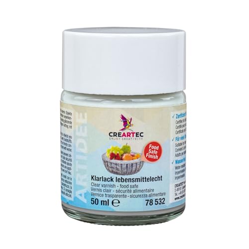 NEU Klarlack lebensmittelecht, zertifizierte Oberflächenversiegelung, 50 ml von CREATIV DISCOUNT