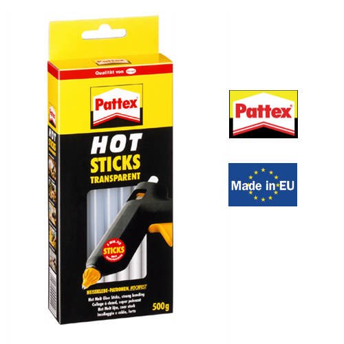 Pattex Hot Sticks Transparent 500g von CREATIVE