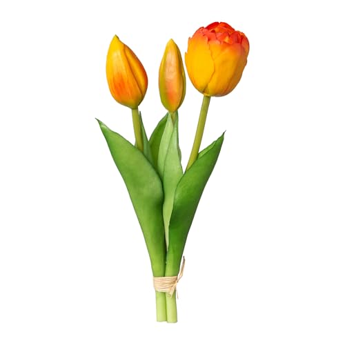 CREATIV green künstliche Tulpen 20,5 cm I 3 orange-farbene Tulpen I künstlicher Tulpenbund I Frühlings-Deko I Deko für Ostern I hochwertige Kunstblumen I Kunstblumenstrauß CREATIV green künstliche Tulpen 20,5 cm I 3 orange-farbene Tulpen I künstlicher Tulpenbund I Frühlings-Deko I Deko für Ostern I hochwertige Kunstblumen I Kunstblumenstrauß von CREATIV green