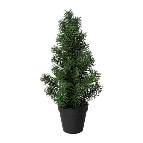 CREATIV Green Künstlicher Tannenbaum im Topf 43 cm - Weihnachtlicher Weihnachtsbaum in Grün - Festliche Weihnachtsdeko für Zuhause von CREATIV green