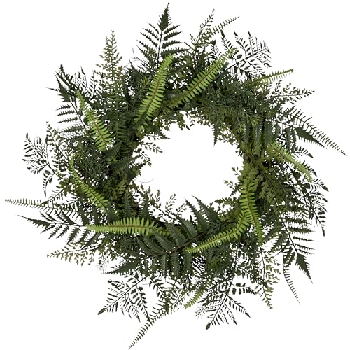 CREATIV green künstlicher grüner Farnkranz 56cm I künstliche naturgetreue Frühlingsdeko I grüner Kunstblumen-Deko-Kranz als Türkranz oder Osterdeko I hochwertige & dekorative Kränze CREATIV green künstlicher grüner Farnkranz 56cm I künstliche naturgetreue Frühlingsdeko I grüner Kunstblumen-Deko-Kranz als Türkranz oder Osterdeko I hochwertige & dekorative Kränze von CREATIV green