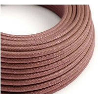Creative-cables marsala baumwolle textilkabel pro meter rx11 2x0.75mm - xz2rx11 von CREATIVE-CABLES ITALIA
