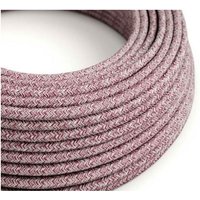 Creative-cables tweed textilkabel weinrot rs83 2x0.75mm - xz2rs83 von CREATIVE-CABLES ITALIA