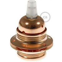 Creative Cables - Creative-cables italia e27 metallfassung mit doppelter ringmutter fÜr kupfer lampenschirm pl27mratf von CREATIVE CABLES