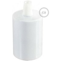 Creative Cables - Creative-cables italia kit fassung e27 zylindrisch metall poliert weiss kbm4011vb von CREATIVE CABLES