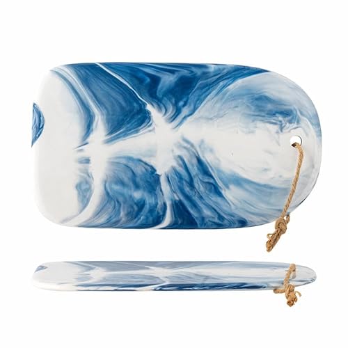 Aiden Schneidebrett, Blue, Steingut von CREATIVE COLLECTION