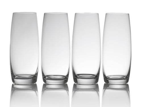 CREATIVE TOPS Mikasa Julie Bleifreie Luxus-Kristall-Gingläser Copa, 665 ml (23,5 FL oz) - Klar (4er-Set) von MIKASA