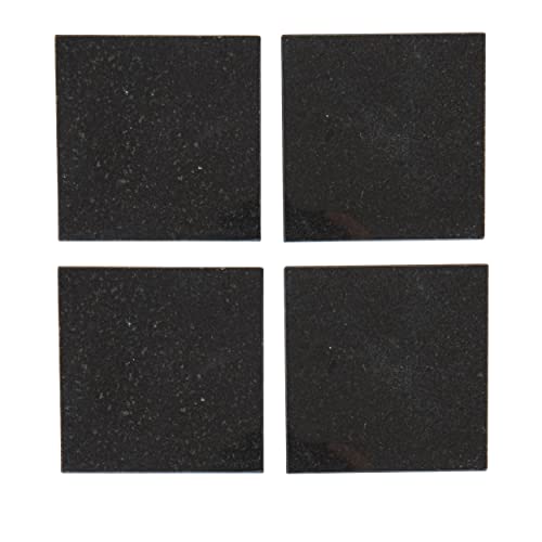 NATURALS Creative Tops Untersetzer, 100% Granit, Black, 4 Stück von CREATIVE TOPS