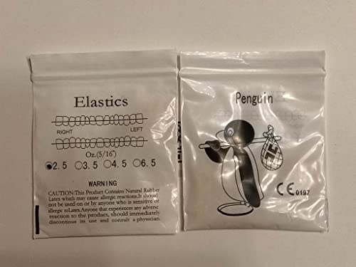 2pack Dental kieferorthopädischer Latex Elastiken,2.5oz 5/16inch,orthodontic latex elastics von CREATIVE