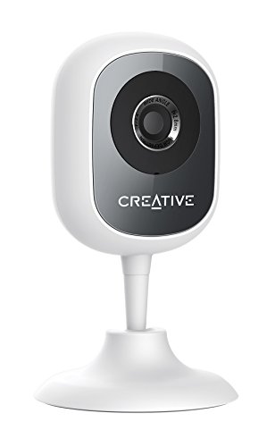 Creative Live! Cam IP SmartHD - WLAN-Überwachungskamera, weiß von CREATIVE