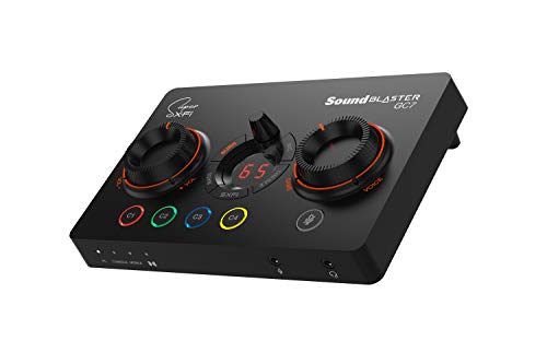 Creative Sound Blaster GC7 Game Streaming DAC Amp mit Programmierbaren Tasten, 7.1 Virtual Surround, Battle Mode, Scout Mode, GameVoice Mix, Dolby Audio, kompatibel mit PC, PS4/PS5, Nintendo Switch von CREATIVE