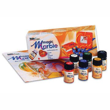 Hobby Line Marmorier-Farben-Set 'Grundfarben' von CREATIVE