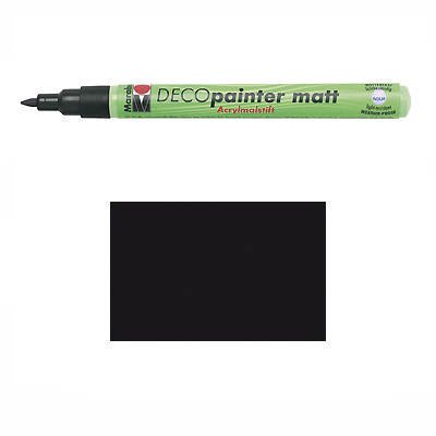 Marabu Deco Painter schwarz, Spitze 1-2mm, - CMK012231073 von CREATIVE