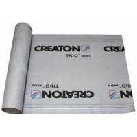 Creaton - Trio extra Unterdeckbahn mit 2 Klebestreifen 75m² Rolle 210g/m² Unterspannbahn 7409001000 von CREATON