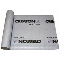 Trio' extra Unterdeckbahn mit 2 Klebestreifen 75m² Rolle 210g/m² Unterspannbahn 7409001000 - Creaton von CREATON