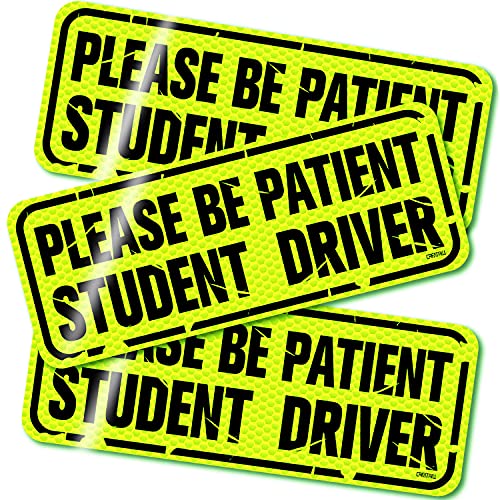 CREATRILL Tattered Student Driver Magnet Autoschild 3er Set Reflektierende Distressed Fahrzeug Stoßstange Magnet Starke Magnet Sicherheitsaufkleber zum Lernen neuer Fahrer CREATRILL Tattered Student Driver Magnet Autoschild 3er Set Reflektierende Distressed Fahrzeug Stoßstange Magnet Starke Magnet Sicherheitsaufkleber zum Lernen neuer Fahrer von CREATRILL