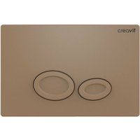 Creavit - Drop wc Betätigungsplatte 2-Mengen-Spülung Cappuccino matt Creavit - Drop wc Betätigungsplatte 2-Mengen-Spülung Cappuccino matt von CREAVIT