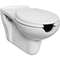 Creavit - behindertengerecht barrierefrei extra lang Hänge wc + Deckel von CREAVIT