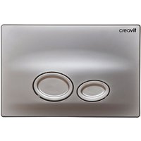 Creavit - Drop wc Betätigungsplatte 2-Mengen-Spülung Grau matt Creavit - Drop wc Betätigungsplatte 2-Mengen-Spülung Grau matt von CREAVIT