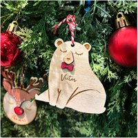 Teddybär-Weihnachtskugel Teddybär-Weihnachtskugel von CREAttesti