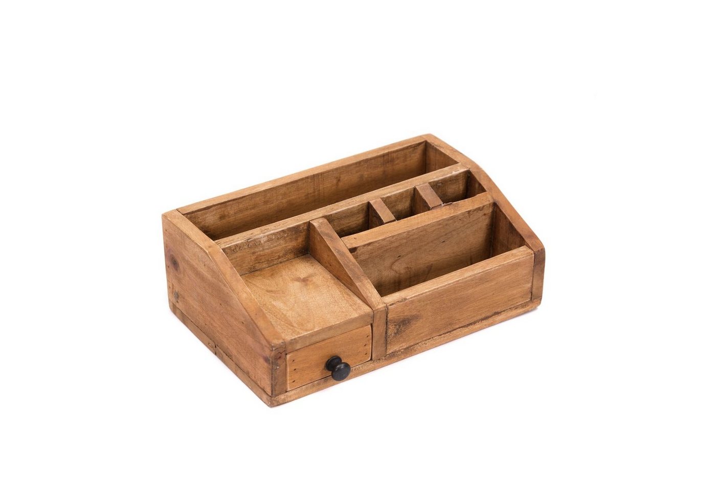 CREEDWOOD Aufbewahrungsbox TISCH ORGANIZER STUDY", Mahagoni Holz, 27 cm, Büroorganizer" von CREEDWOOD