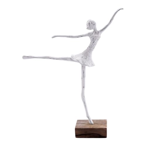 CREEDWOOD Ballerina Figur Ballett I | Mangoholz, weiß, 40 cm | Ballerina Figur auf Sockel, Ballett Tänzerin Deko Skulptur, Tänzer Deko Objekt, Ballett Holz Aufsteller CREEDWOOD Ballerina Figur Ballett I | Mangoholz, weiß, 40 cm | Ballerina Figur auf Sockel, Ballett Tänzerin Deko Skulptur, Tänzer Deko Objekt, Ballett Holz Aufsteller von CREEDWOOD