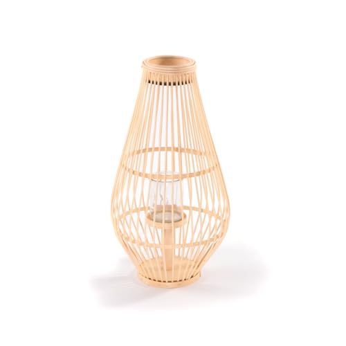 CREEDWOOD Bambus Laterne Finn | Höhe 50 cm | mit Glaseinsatz | modernes Windlicht Kerzenhalter Kerzenständer Teelichthalter | Deko Terrasse Balkon Indoor CREEDWOOD Bambus Laterne Finn | Höhe 50 cm | mit Glaseinsatz | modernes Windlicht Kerzenhalter Kerzenständer Teelichthalter | Deko Terrasse Balkon Indoor von CREEDWOOD