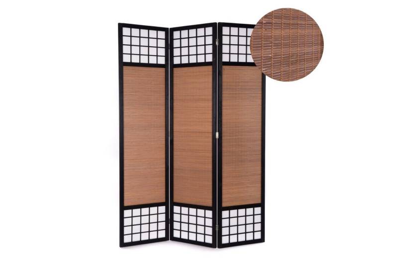 CREEDWOOD Paravent JAPANISCHER RAUMTEILER "OSAKA", 170x120 cm, 3-teilig, Shoji Paravent von CREEDWOOD