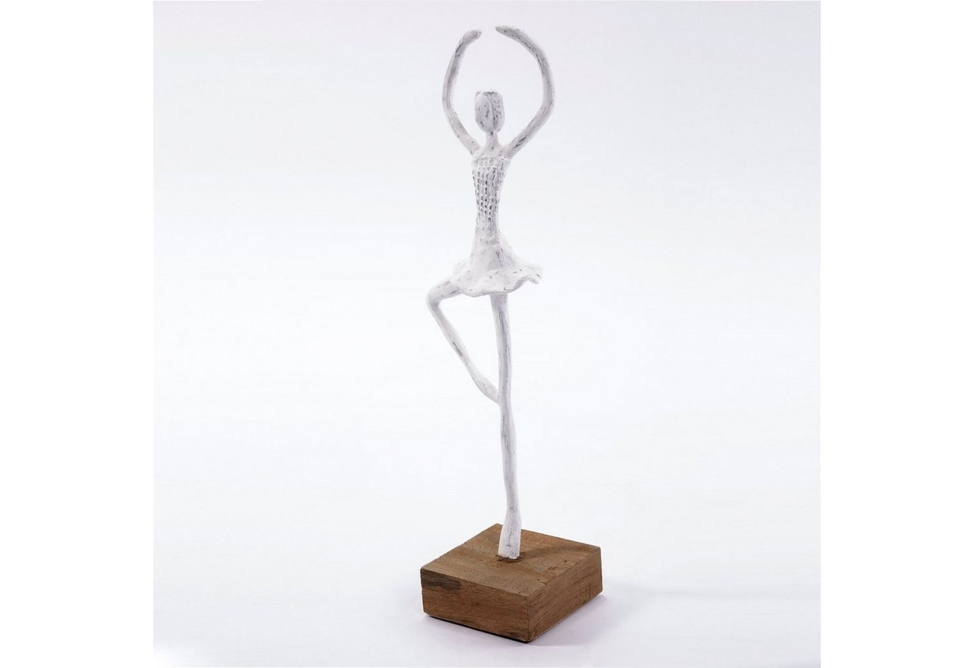 CREEDWOOD Skulptur BALLERINA SKULPTUR BALLETT II", Weiß, Ballett Tänzerin Pirouette" von CREEDWOOD