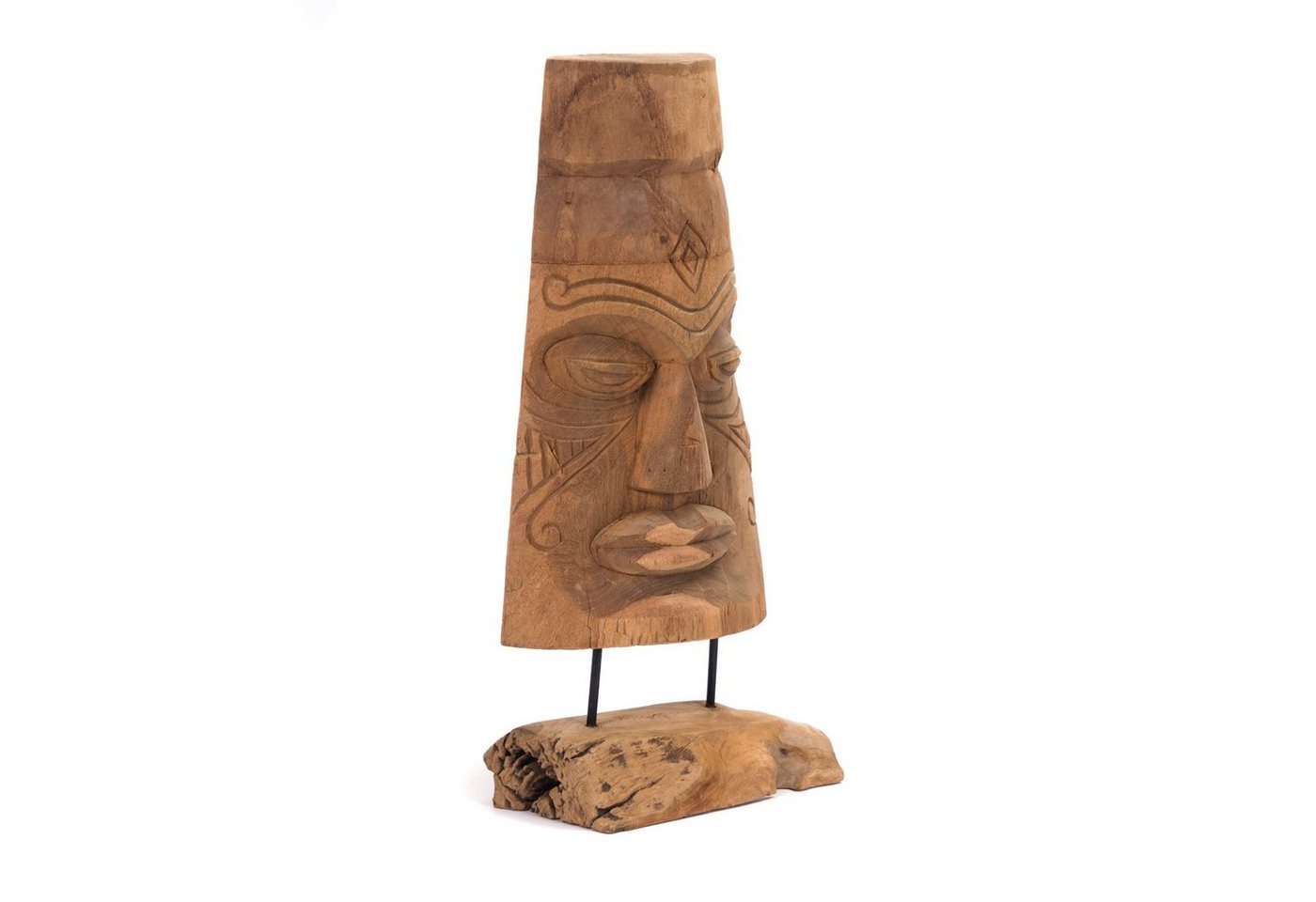 CREEDWOOD Skulptur HOLZ SKULPTUR TIKI", Massivholz, 40 cm, Hawaii Tiki Deko Objekt" von CREEDWOOD