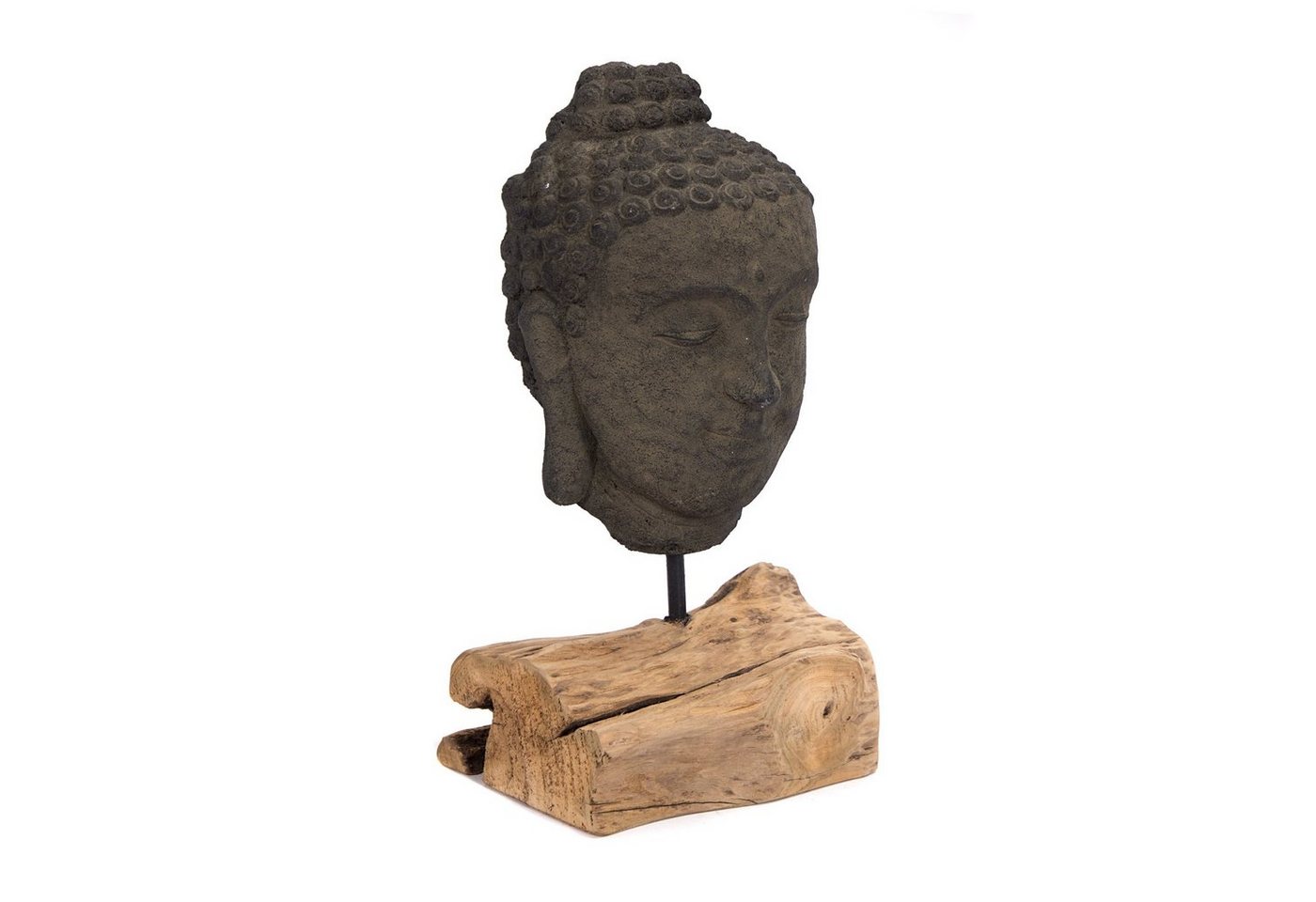 CREEDWOOD Skulptur SKULPTUR BUDDHA", 45 cm, Beton, Buddha-Kopf, Buddha Deko Objekt" von CREEDWOOD