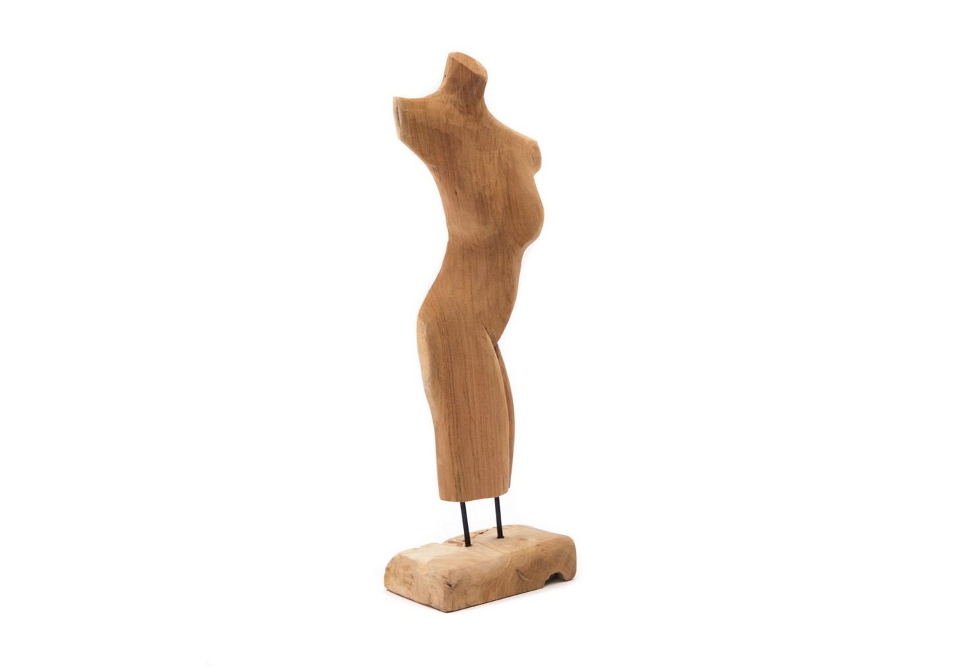 CREEDWOOD Skulptur TEAK SKULPTUR TORSO", Teakholz, 57 cm, Weibliche Körper Statue" von CREEDWOOD