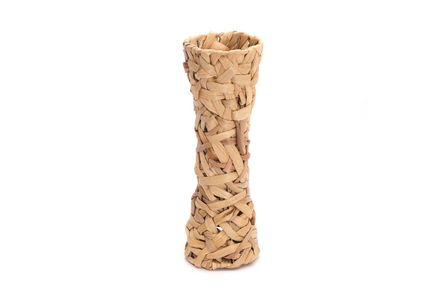 CREEDWOOD Wasserhyazinthenvase NATUR DEKO VASE MALIDA", Wasserhyazinthe, 40 cm, Geflochtene Vase" von CREEDWOOD