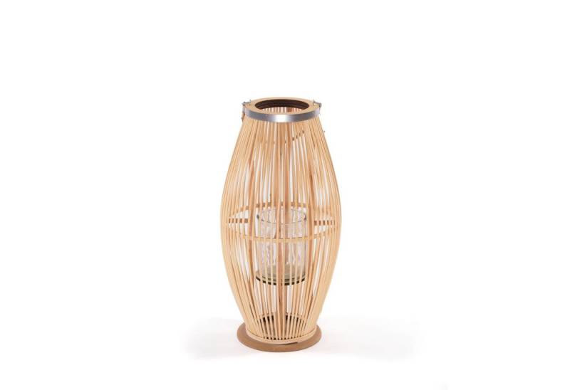CREEDWOOD Windlicht Deko LATERNE "ZYA", Bambus, Natur Windlicht, Größe: 50 cm von CREEDWOOD